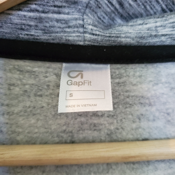 GapFit Women's Heather Grey Full-Zip Jacket - Picture 5 of 7